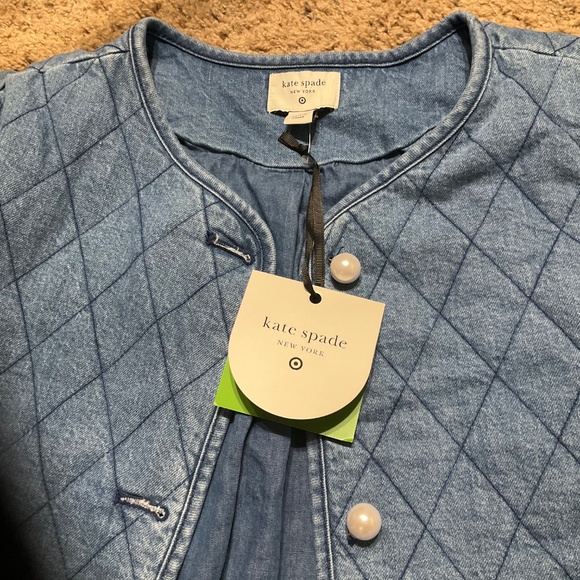 Kate Spade New York X Target  Quilted Denim Jacket - Picture 10 of 13